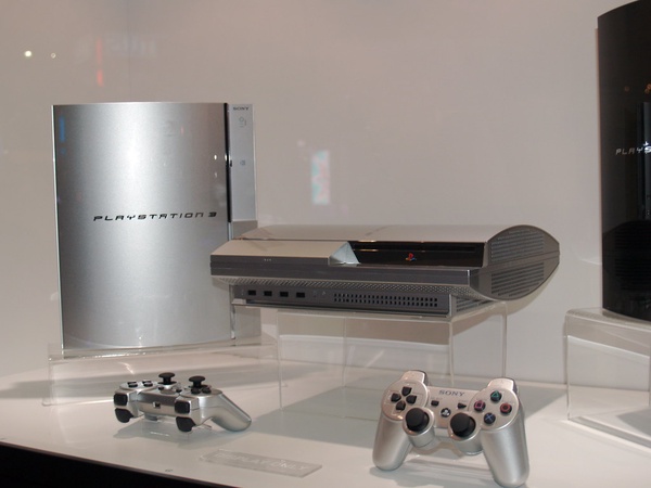 The Playstation 2 on display